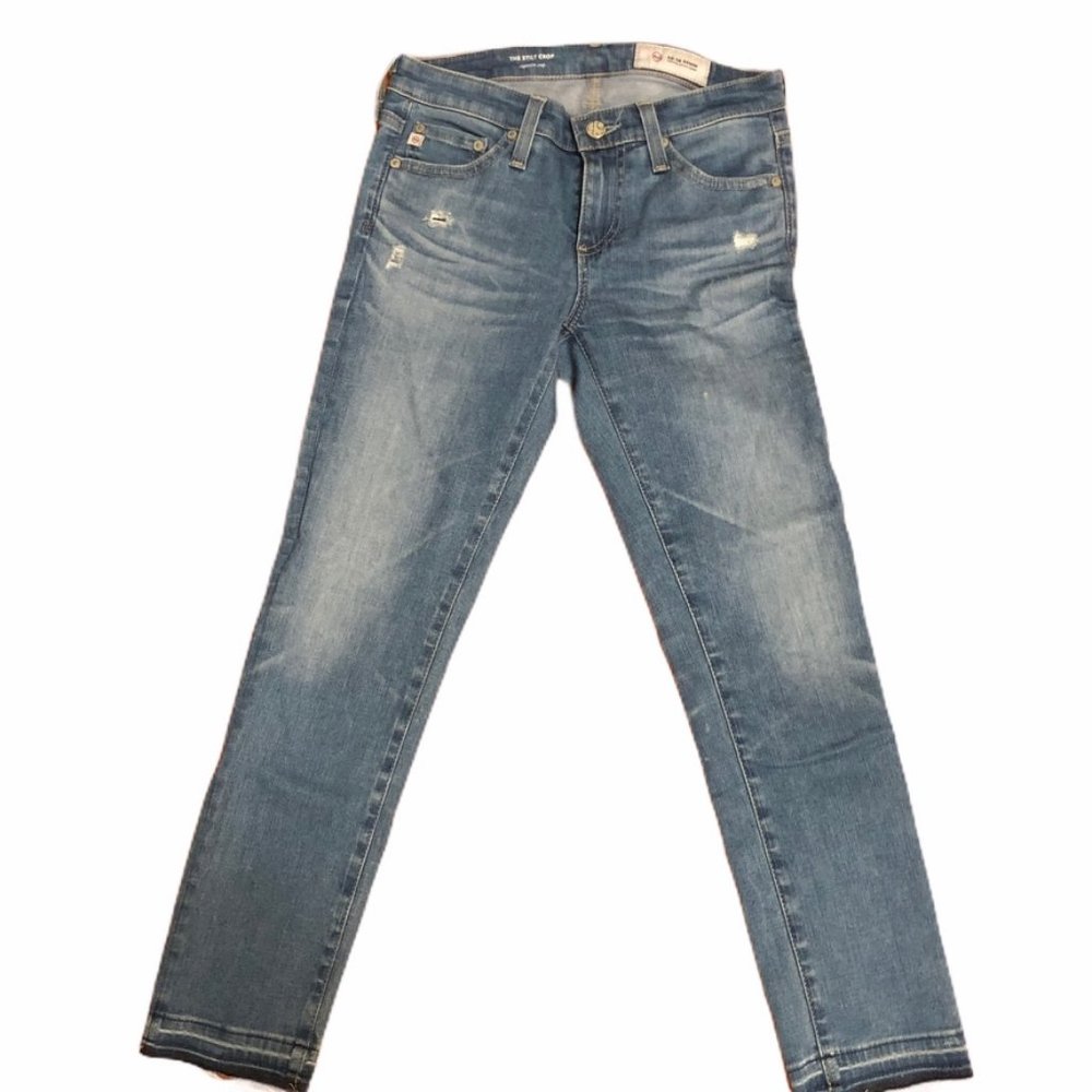 AG Jeans Stilt Cigarette Crop Size 24